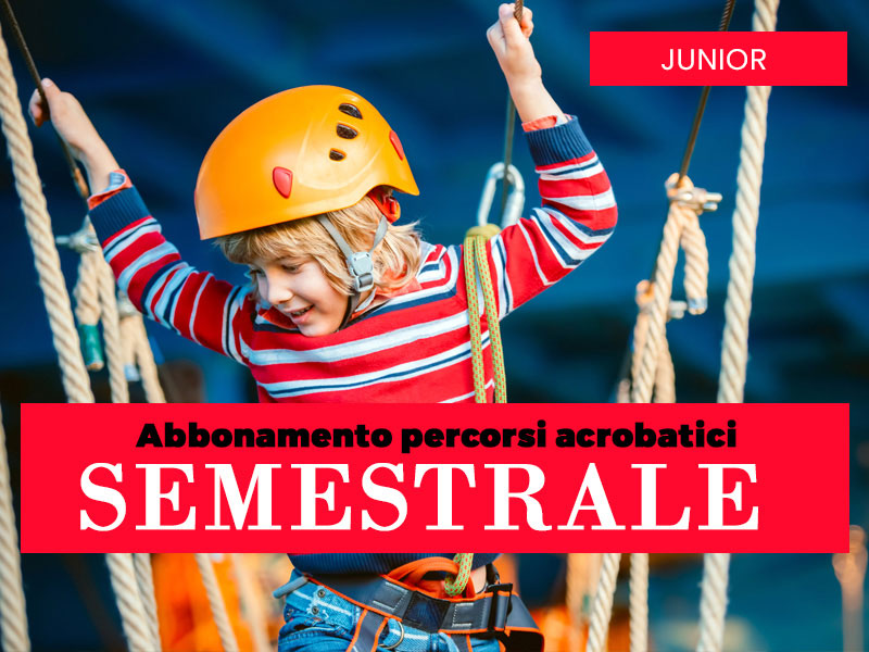 Abbonamento semestrale Percorsi Avventura JUNIOR